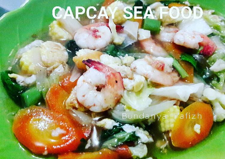 Gampangnya Memasak Capcay sea food Nikmat Lezat