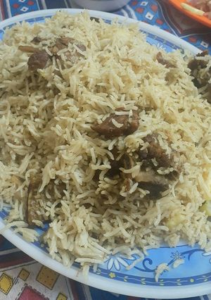 A picture of Beef Polao.