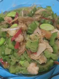Foto resep Oseng pare udang pete