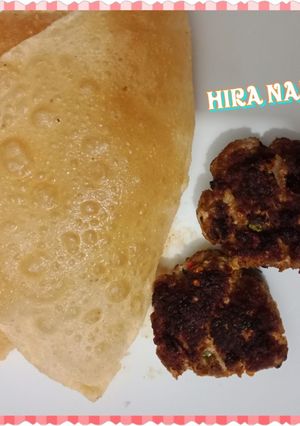 A picture of #Spicy_Kabab_With_Puri #KokabAndCookpad #RamadanFiveWeeksChallenge #CookpadApp.