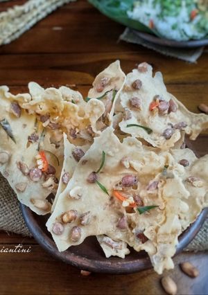 Foto resep Rempeyek kacang pedas,renyah dan gurih