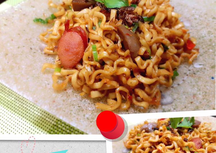 Cara Gampang Menyiapkan Mie goreng keriting yang Bikin Ngiler