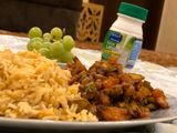 رز وخضار مقلية