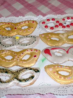 Una foto de Galletas máscaras de Carnaval