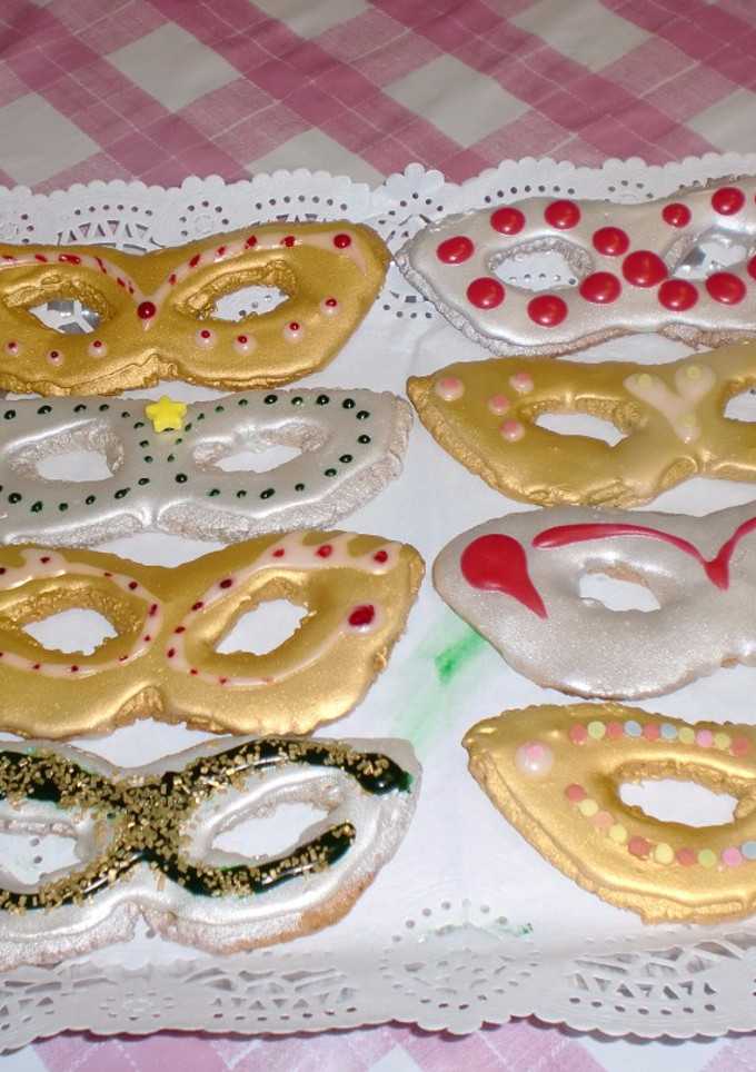 Una foto de Galletas máscaras de Carnaval