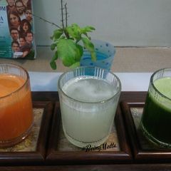 A picture of Tricolor Vegetables Juices.