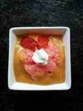 Gelatina "Espuma de Fresa"