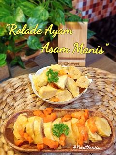 Foto resep Rolade ayam asam manis