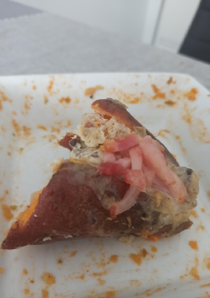 Una foto de Boniato relleno Mambo