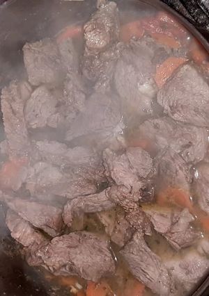 Una foto de Carne al jugo