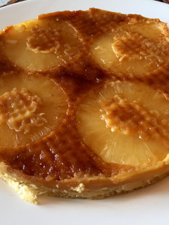 Una foto de Tarta de piña en olla express