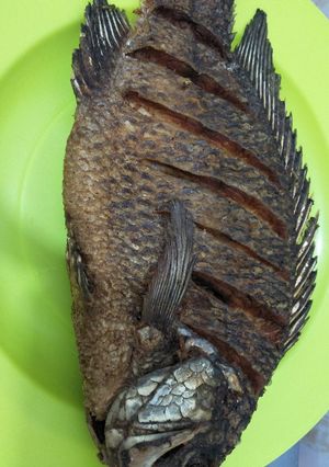 A picture of Fried fish.