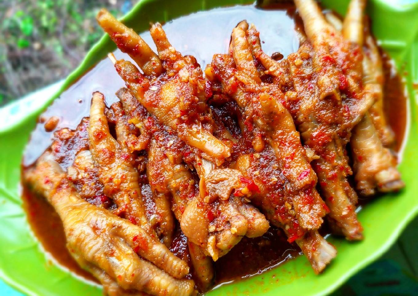 Ceker pedas manis