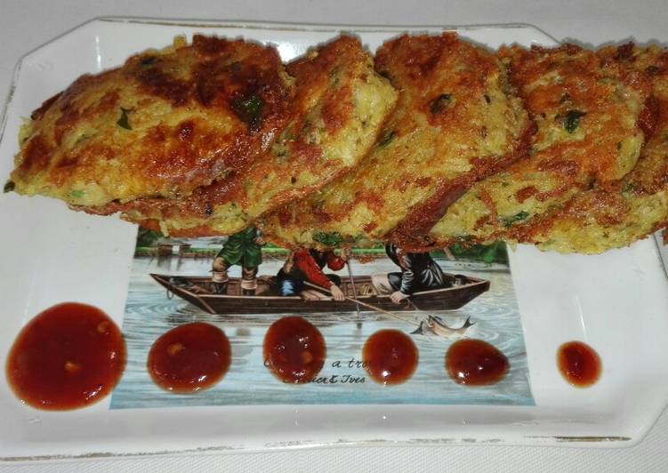 Potatoes Filling with Cheese Coated With Vermicelli