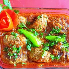 A picture of Kabab karahi masala.
