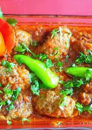 A picture of Kabab karahi masala.