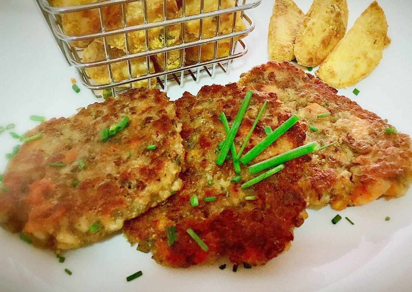 Hamburguesa de lenteja y Soja con toque especial