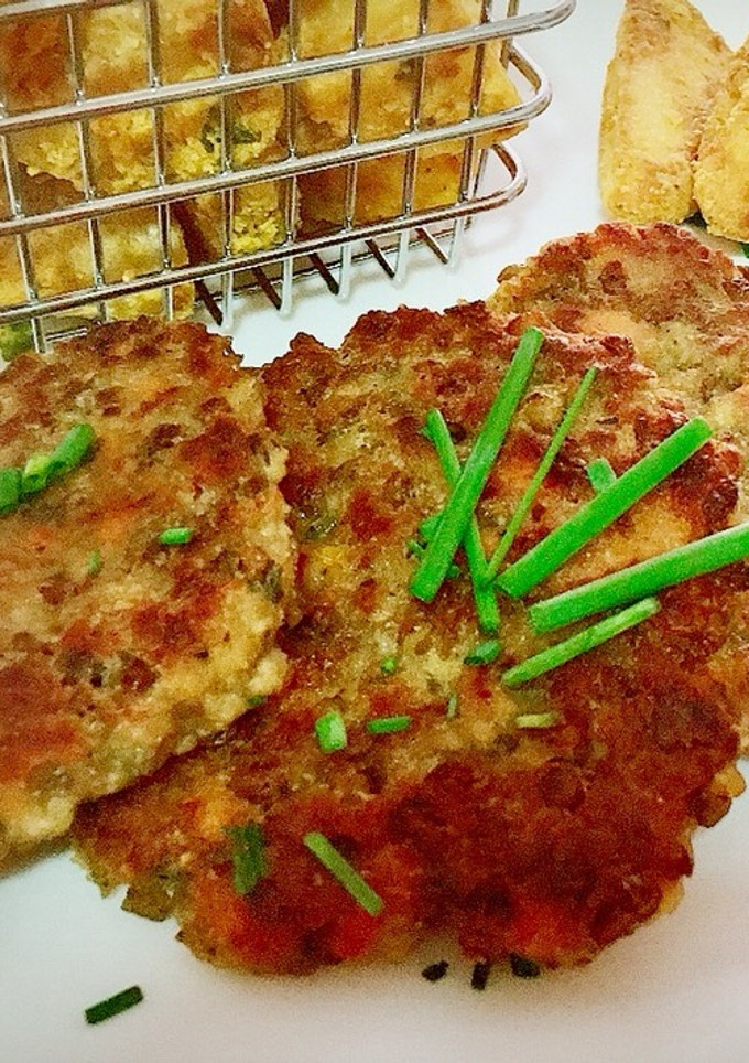 Una foto de Hamburguesa de lenteja y Soja con toque especial