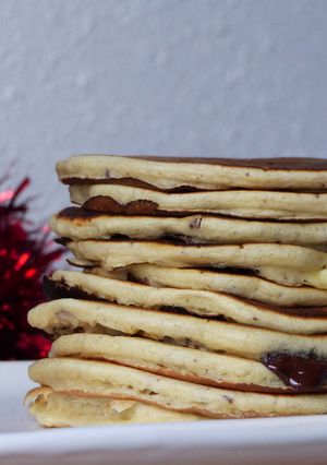 Une photo de Pancakes aux pépites de chocolat