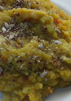 Una foto de Puré de verduras (vegano)