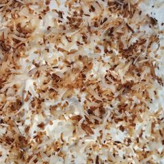 A picture of #january2027 Coconut Poke Cream Cake.