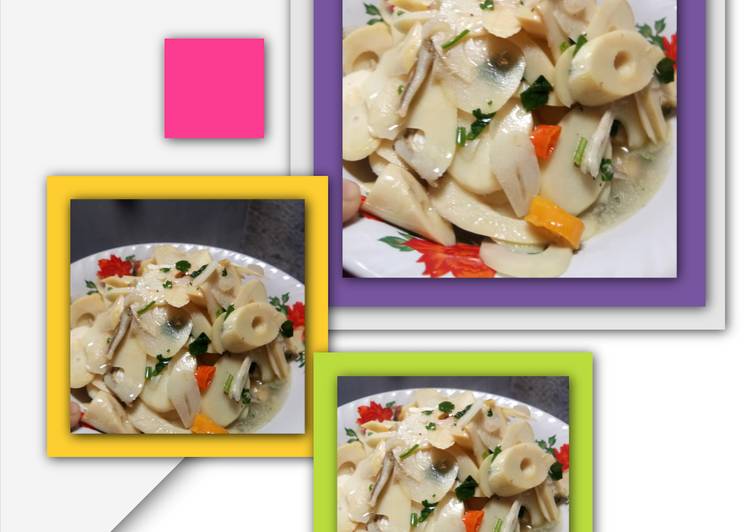 ❣Tumis Rebung & Ikan Teri❣