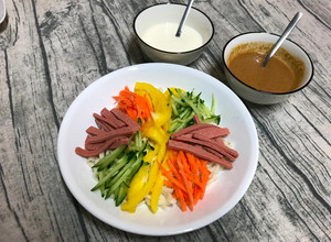 嘉義涼麵 的食譜成品照片