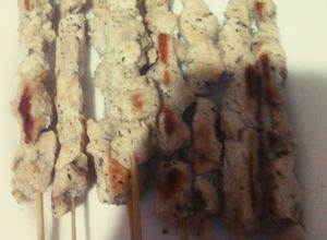 صورة لوصفة قطبان(brochette)الديك الرومي 😍