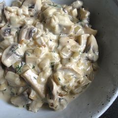 A picture of Mushroom Sour Cream Sauce.