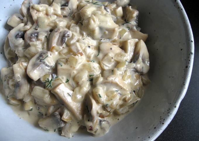 Mushroom Sour Cream Sauce