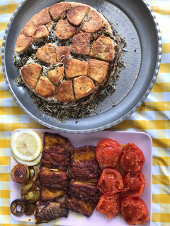 عکسی از دستور سبزی پلو با ماهی