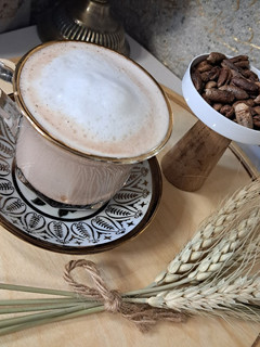 عکسی از دستور قهوه هسته خرما و ارده