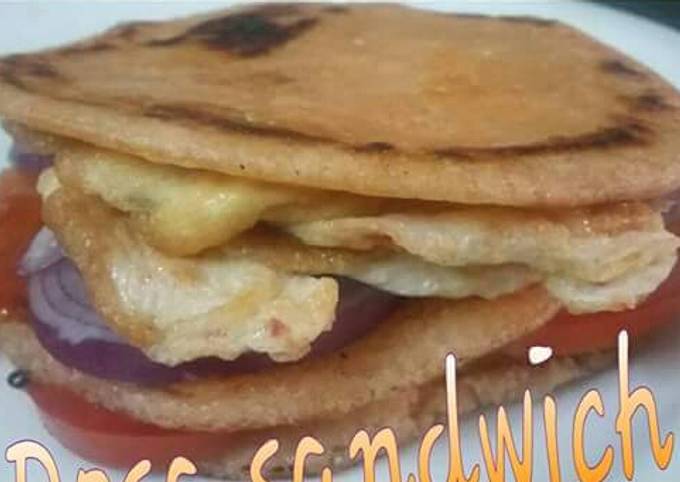 Recipe of Jamie Oliver Dosa Egg sandwich