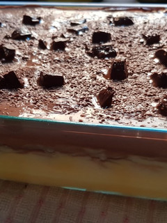 Una foto de Postre de vainillas