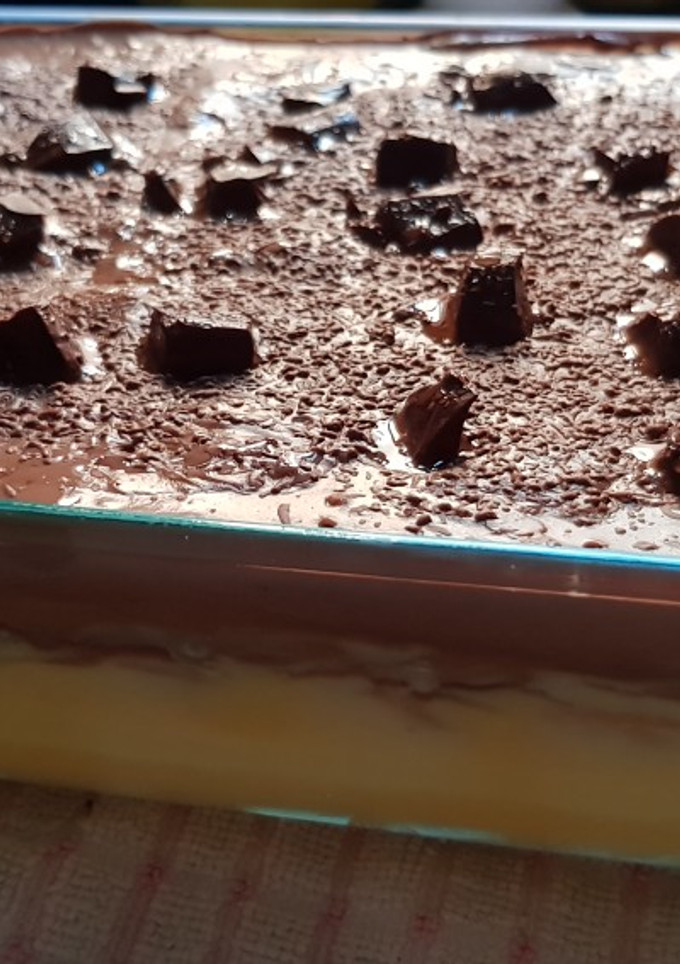 Una foto de Postre de vainillas