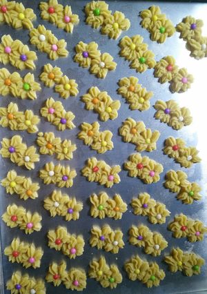 Foto resep Kue semprit/mawar jadul but oke