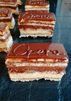 Opera szelet recept fotója