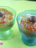 Melón con palosanto (kaki)