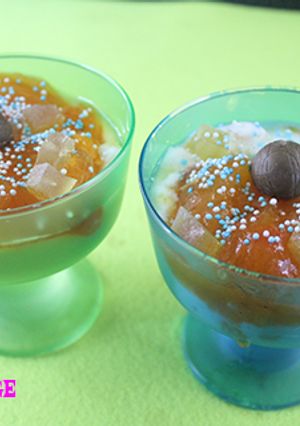 Una foto de Melón con palosanto (kaki)