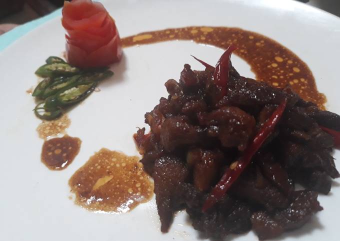 Bagaimana Menyiapkan Goat pepper with java sauce (kambing kecap), Bisa Manjain Lidah