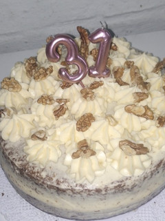 Una foto de Carrot cake