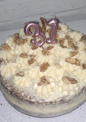 Una foto de Carrot cake