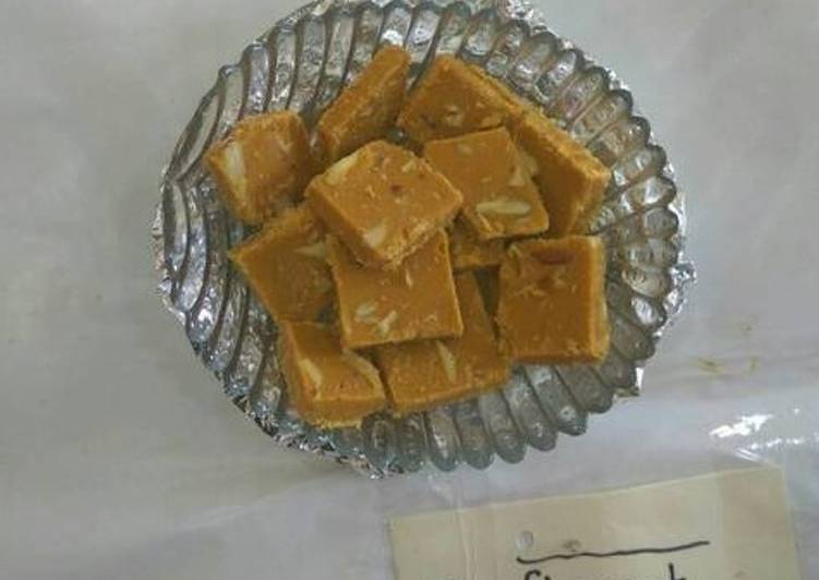 Besan burfi