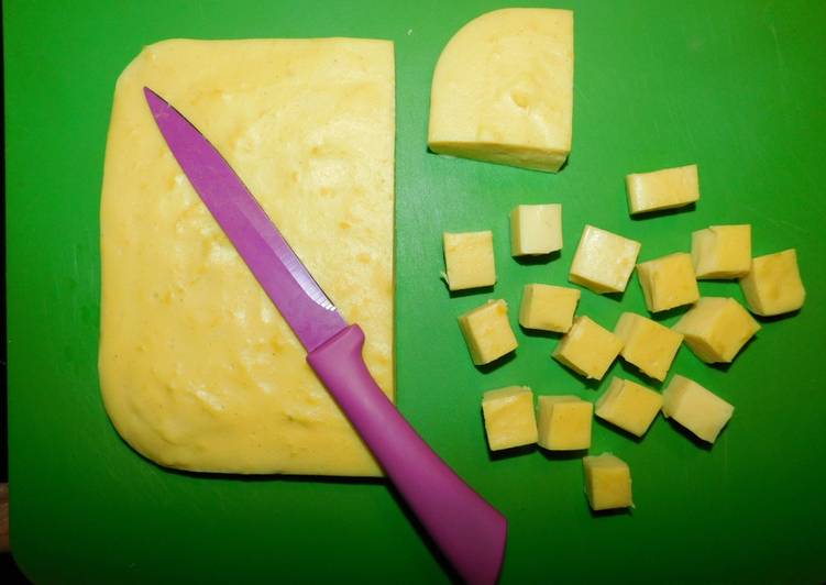 Recipe of Homemade Vegan Burmese Shan Tofu (chickpea tofu)