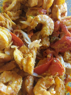 Una foto de Camarones al horno