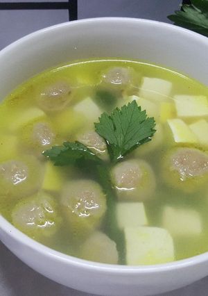 Foto resep Sop tahu dan bakso