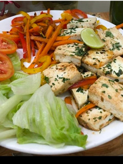 A picture of Paneer salad (Grilled).