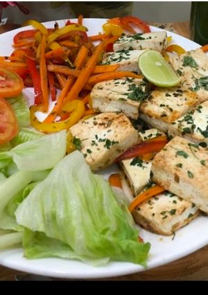 A picture of Paneer salad (Grilled).