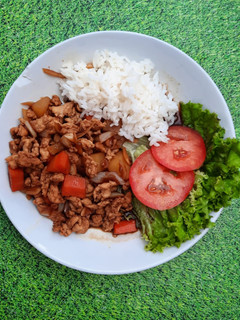 Foto resep Menu diet : Bistik ayam