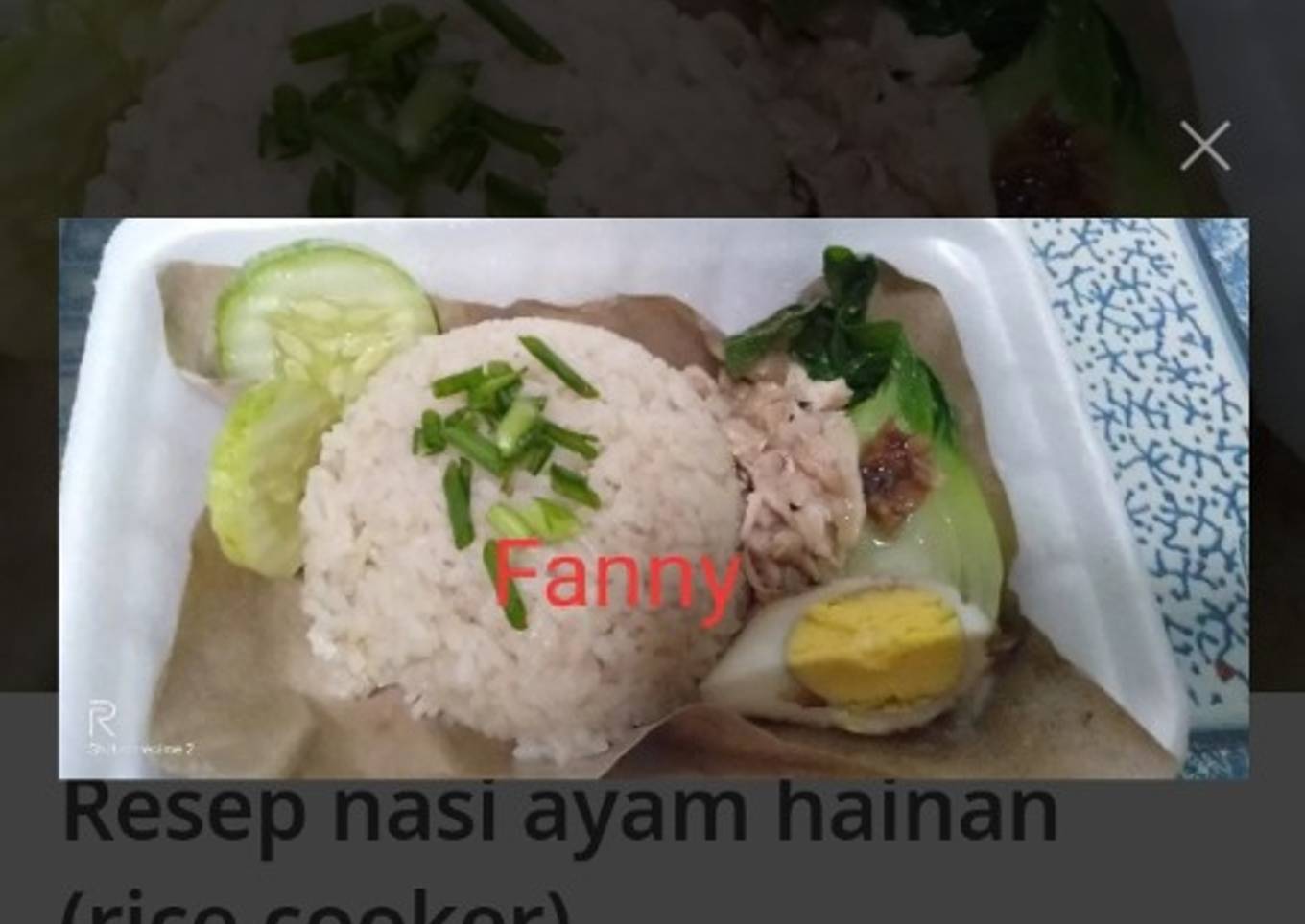 Resep nasi ayam hainan (rice cooker)